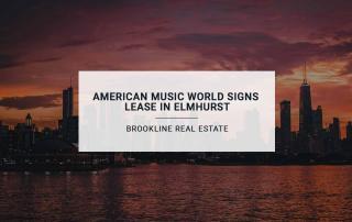 American music world signs leases in elmhurst.